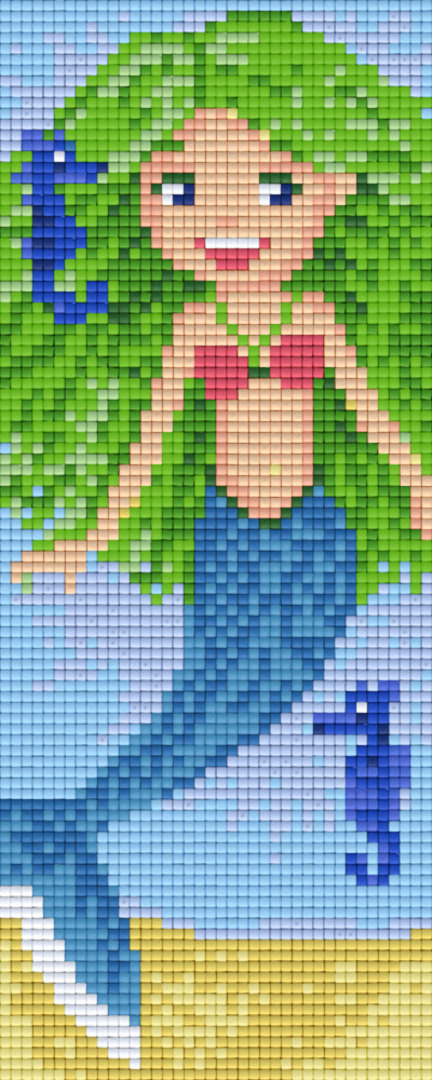 Mermaid Two [2] Baseplate PixelHobby Mini-mosaic Art Kits image 0